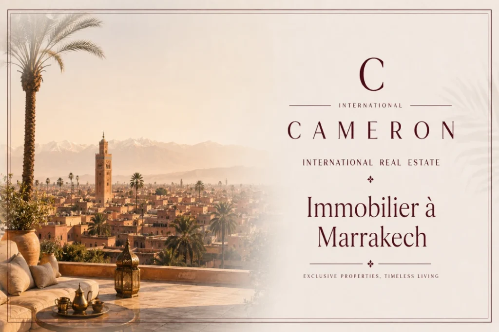 Cameron Immobilier Marrakech : une vision exigeante de l’immobilier